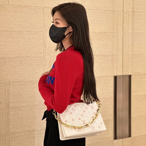 루이비통 쿠상 PM 베이지 M22398 