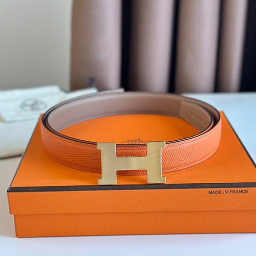 에르메스 미니 콘스탄스 양면 벨트 H9133 (24mm) 금장