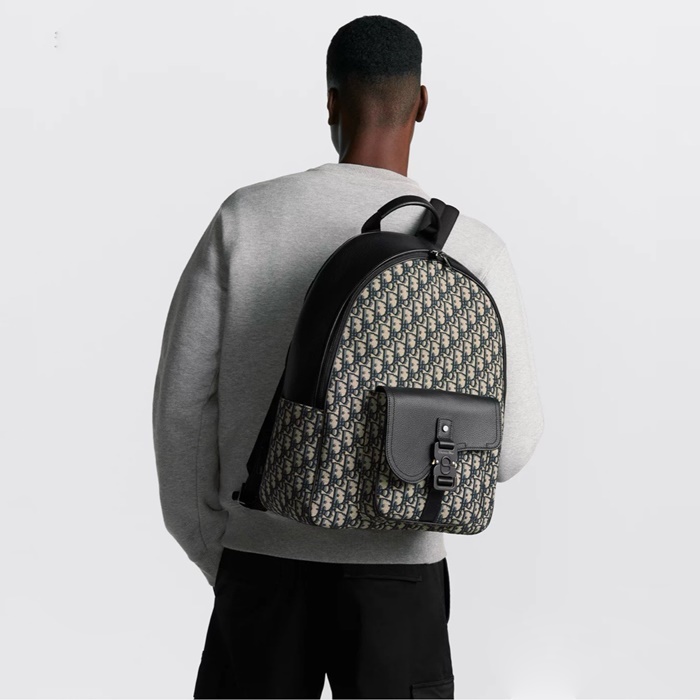 DIOR 디올 Sddle 지퍼 백팩 1ADBA212YKS_H27E