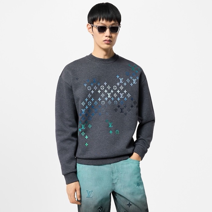 루이비통 남성 라운드 맨투맨 - Louis vuitton Mens Round Tshirts - lvc3267x