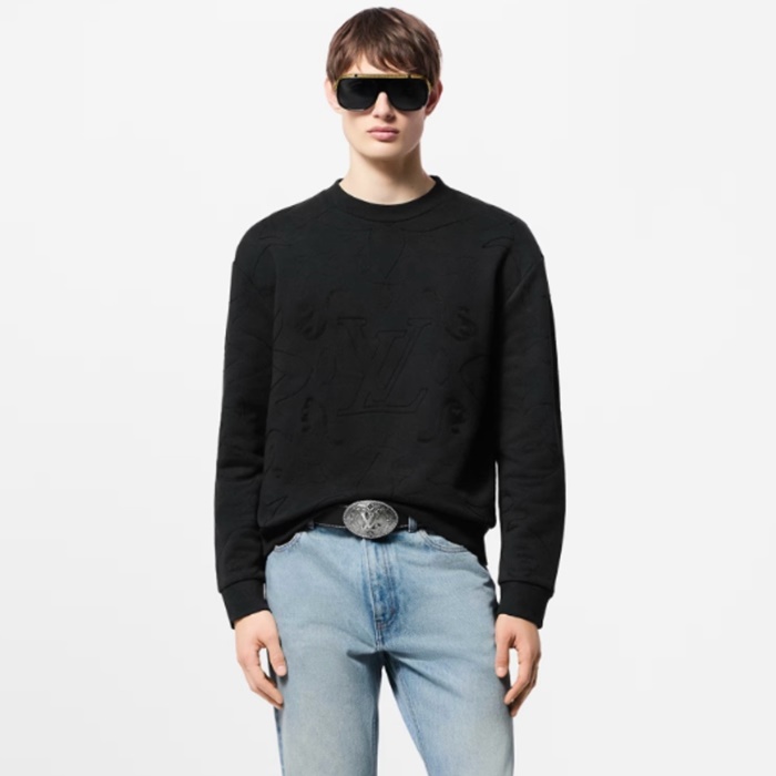 루이비통 남성 라운드 맨투맨 - Louis vuitton Mens Round Tshirts - lvc3462x