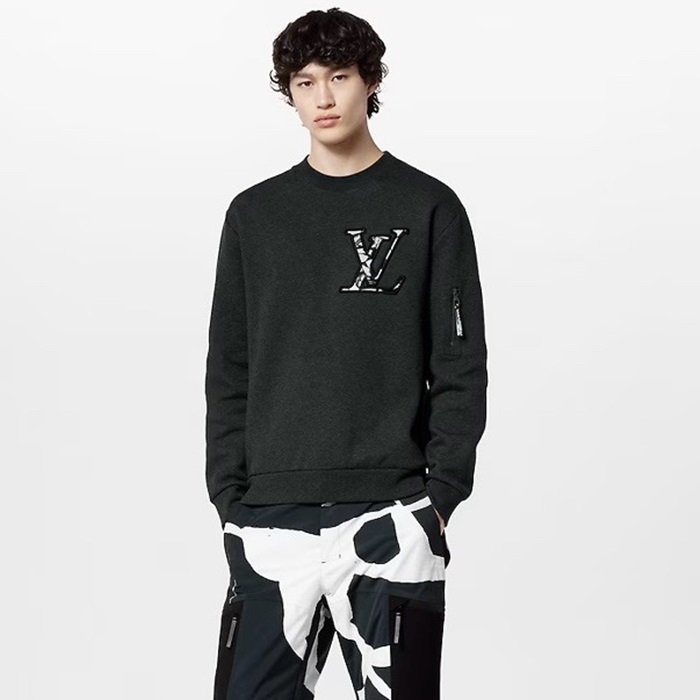 루이비통 남성 라운드 맨투맨 - Louis vuitton Mens Round Tshirts - lvc3243x