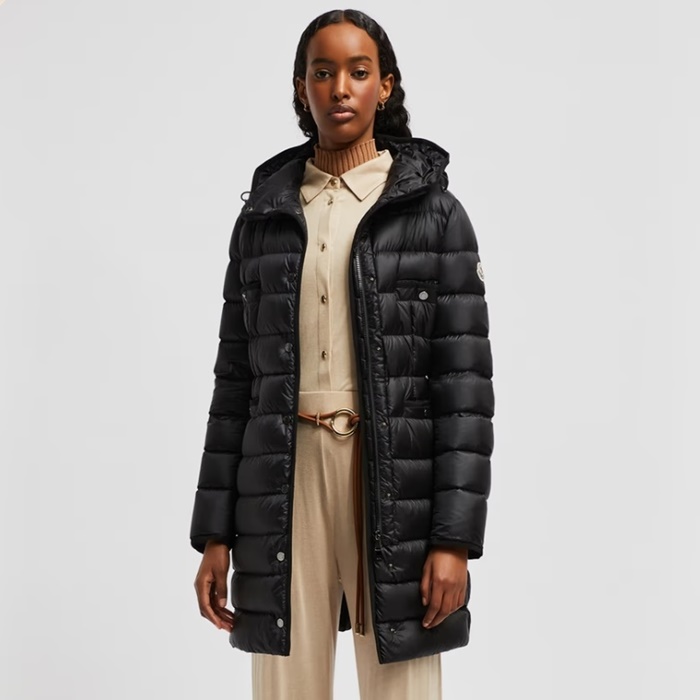 몽클레르 히르마 롱 다운 자켓 블랙 1C00025 - Moncler Hirma Long Down Jacket Black