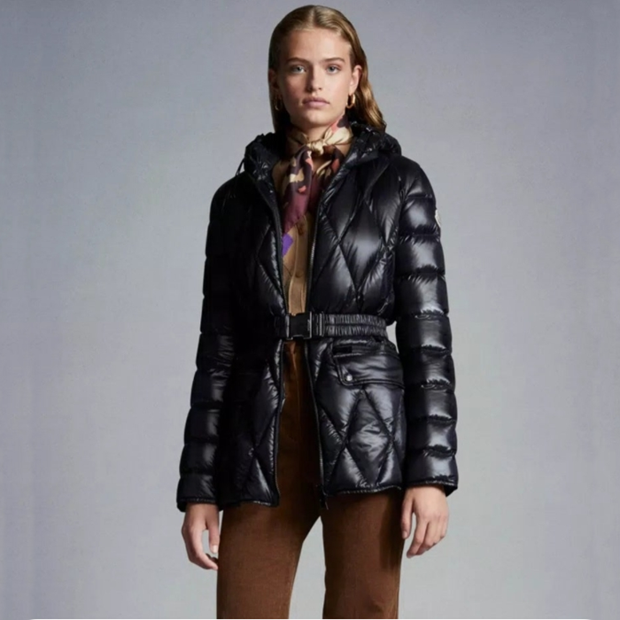 몽클레어 여성 세리냥 패딩 다운 자켓 - Moncler Womens Black Padding - moc9899x
