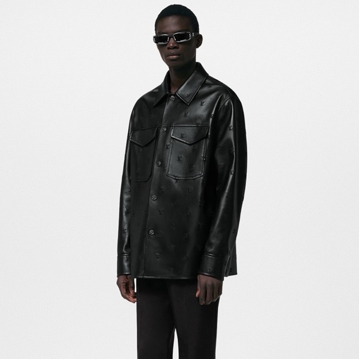 루이비통 남성 가죽 재킷 - Louis vuitton Mens Leather Jacket - lvc6642x