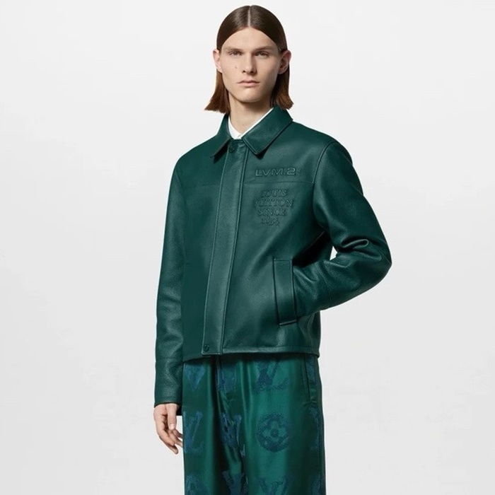 루이비통 남성 가죽 재킷 - Louis vuitton Mens Leather Jacket - lvc5960x