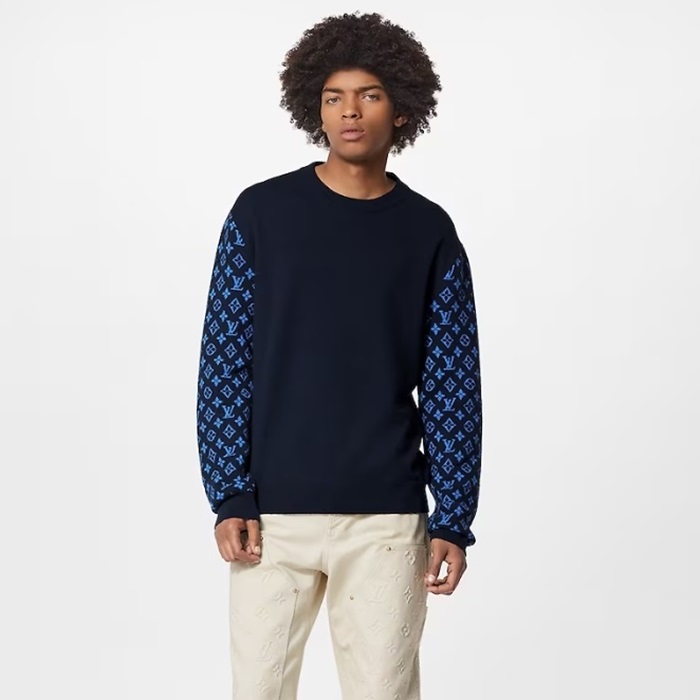 루이비통 남성 라운드 스웨터 - Louis vuitton Mens Round Sweater - lvc3575x
