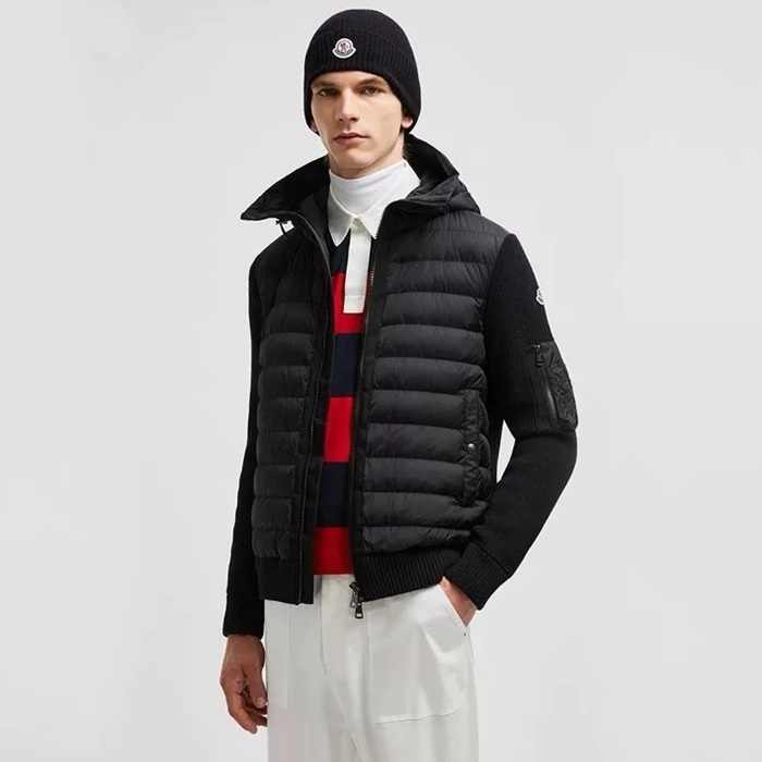 몽클레어 남성 클루니 패치 로고 다운 패딩 - Moncler Mens Down Padding - moc2518x