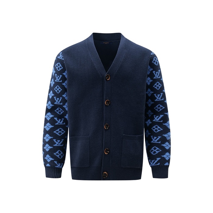 루이비통 남성 브이넥 가디건 - Louis vuitton Mens Cardigan - lvc5571x