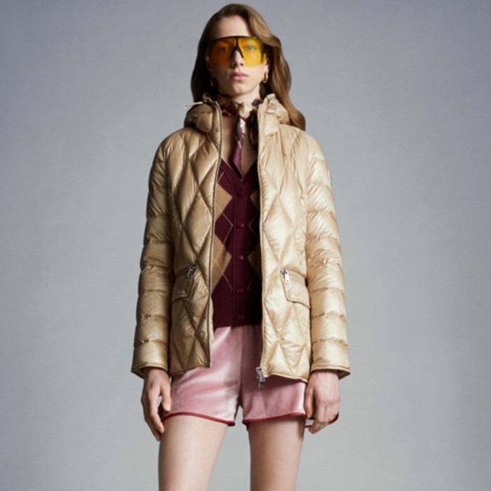 몽클레어 여성 세리냥 패딩 다운 자켓 - Moncler Womens Beige Padding - moc9900x