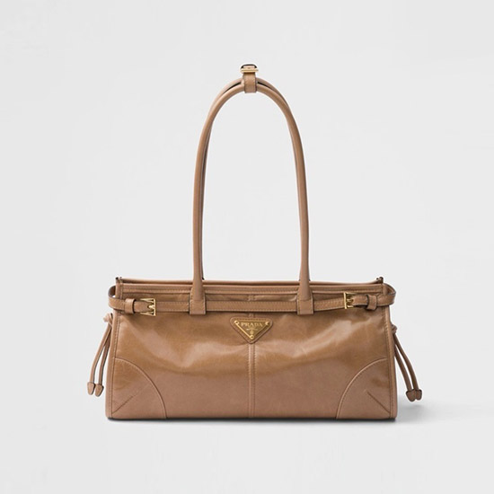 프라다 미디움 레더 핸드백 카메오 1BA426 - Prada Medium Leather Handbag Cameo