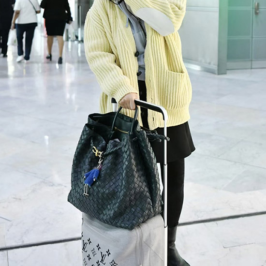 보테가 베네타 라지 안디아모 폰덴테 743575 - Bottega Veneta Large Andiamo Fondant