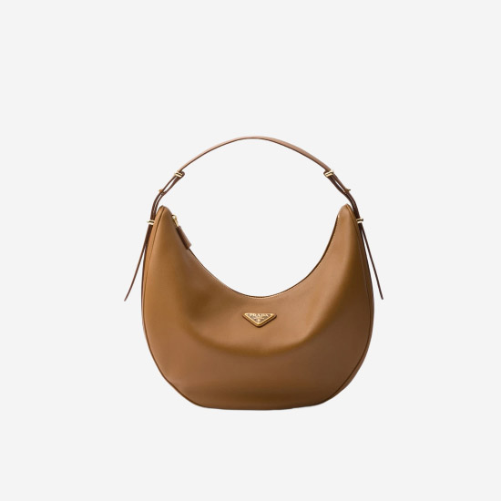 프라다 라지 레더 숄더백 카라멜 1BC212 - Prada Large Leather Shoulder Bag Caramel