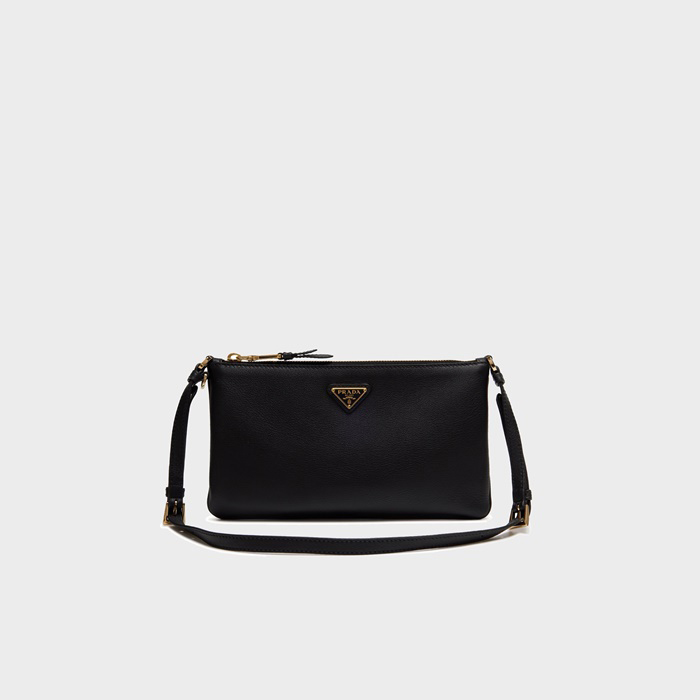 프라다 리나일론 파우치 블랙 1NE545 - Prada Re-Nylon Pouch Black