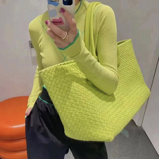 보테가 베네타 라지 카밧 608811 - Bottega Veneta Large Cabat