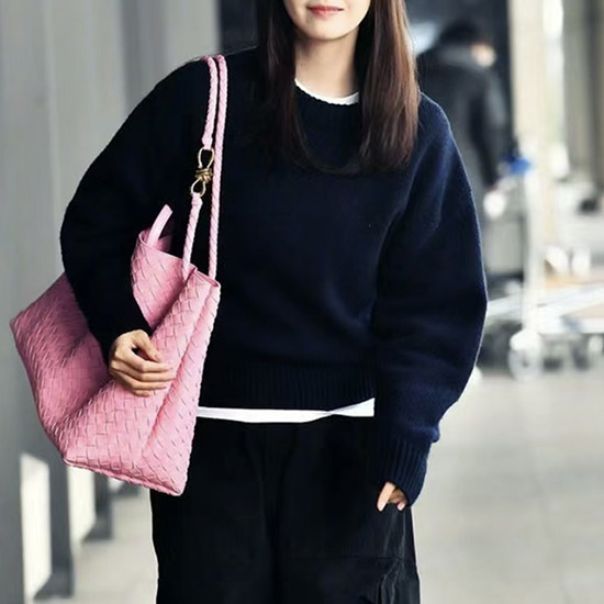 보테가 베네타 라지 안디아모 폰덴테 743575 - Bottega Veneta Large Andiamo Fondant