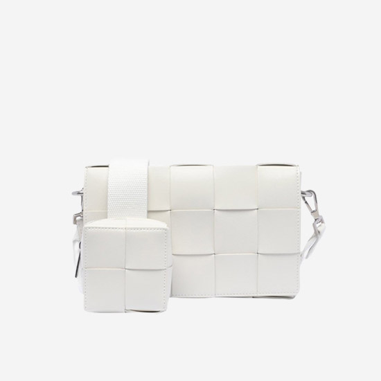 보테가 베네타 버서타일 스트랩 카세트백 화이트 741777 - Bottega Veneta Cassettte with Versatile Strap