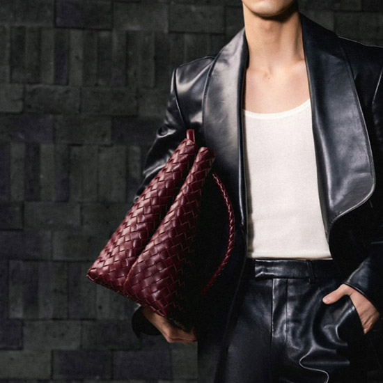 보테가 베네타 라지 안디아모 폰덴테 743575 - Bottega Veneta Large Andiamo Fondant