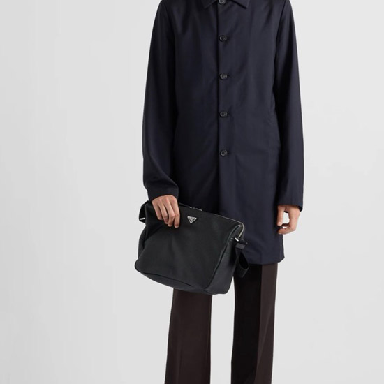프라다 레더 숄더백 블랙 2VH182 - Prada Leather Shoulder Bag Black