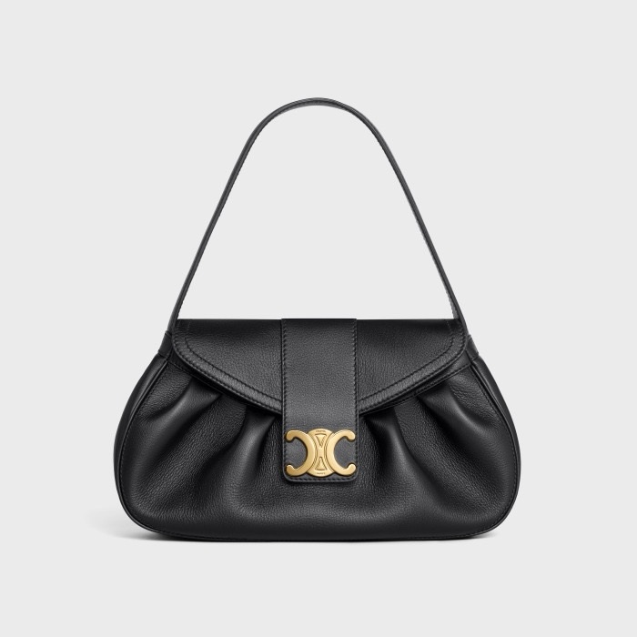 셀린느 여성 블랙 폴리백 - Celine Womens Beige Polly Bag 