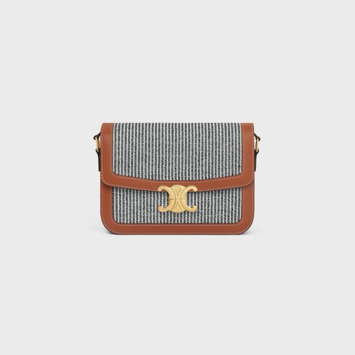 셀린느 여성 화이트 트리오페 트리옹프 틴 - Celine Womens Triomphe Bag