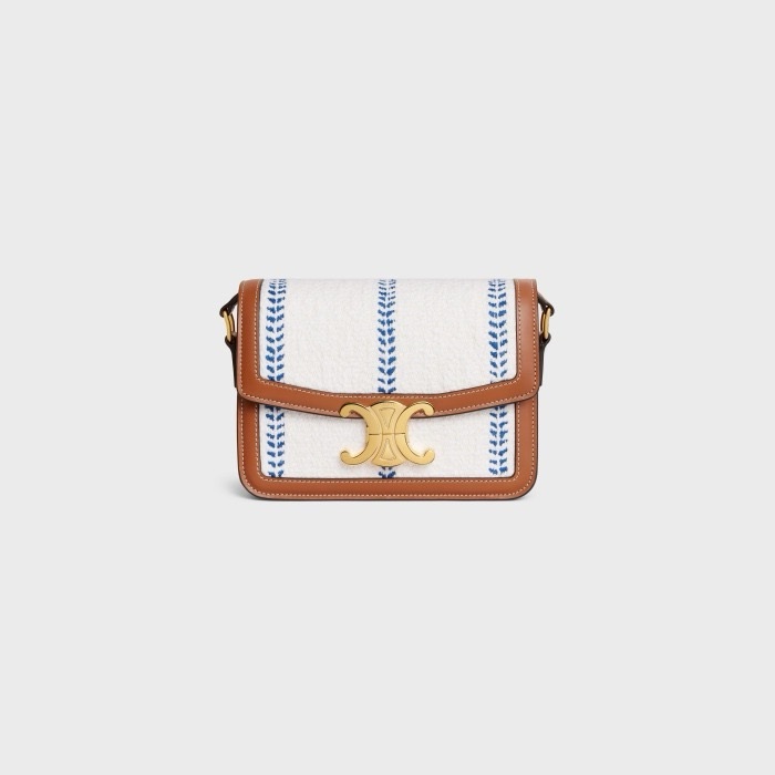 셀린느 여성 화이트 트리오페 트리옹프 틴 - Celine Womens Triomphe Bag