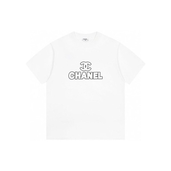 샤넬 남/녀 라운드 반팔티 - Chanel Unisex Round Tshirt - chl6997